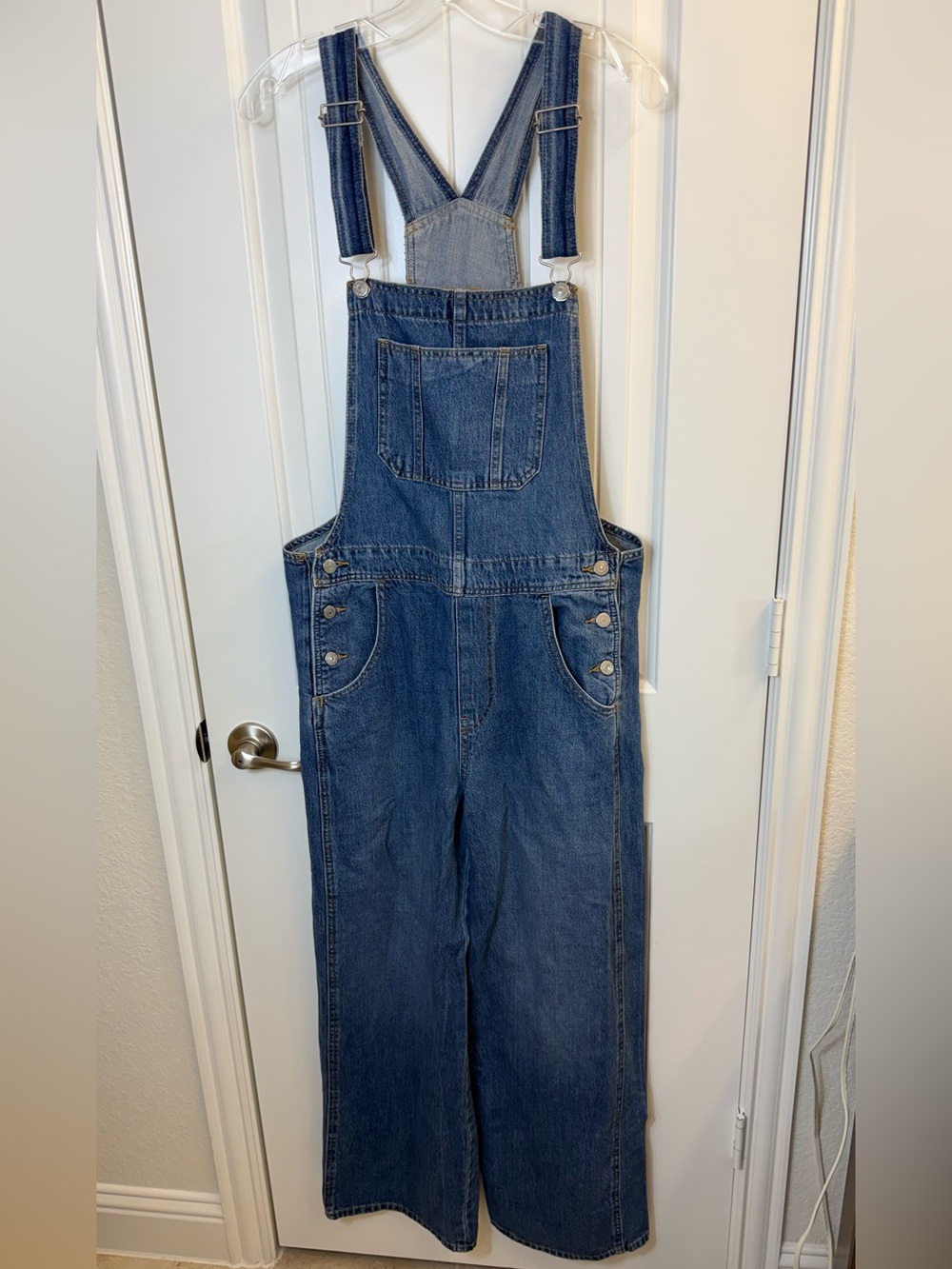 Levi's Wide legs women's Jean Denim overalls sz L